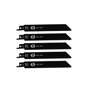 C.K Tools T0823 Sabre Saw Blades 24 TPI, 150 mm, Bi-Metal, 5-Pack