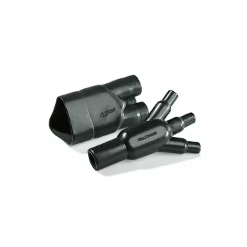 HellermannTyton 403-06180 Heat Shrink Boot 90°, Black, 2:1, Adhesive-Lined