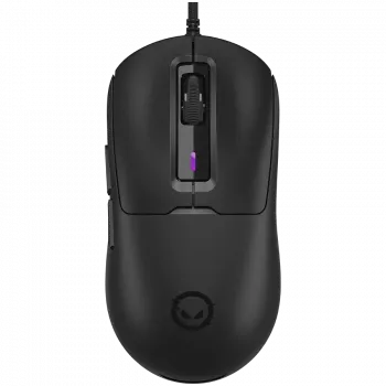 LORGAR MSA10R Wired Gaming Mouse, PixArt 3311, 6 Programmable Buttons, Black (LRG-MSA10R-BK)