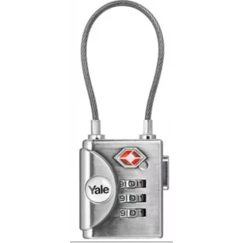Yale YTP3/32/350/1 TSA combination lock 32 mm silver