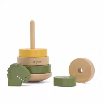 TRIXIE wooden pyramid, dinosaurs, from 12 months
