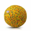 BUBA BLOON Bubabloon latex balloon with fabric cover, Circles Yellow