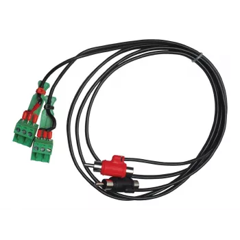 Apart CE3RY Audio Cable - 3-Pin Screw Terminal Block to RCA Plug - 1.5 m