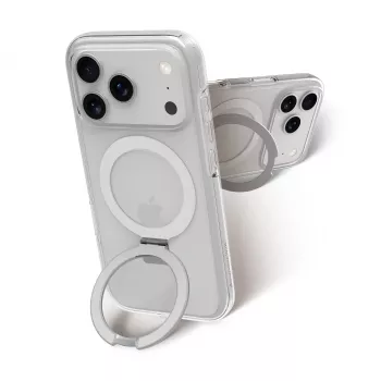 dbramante1928 Iceland Ultra D3O MagSafe Kickstand Case for Apple iPhone 18 Pro / 17 Pro, Clear