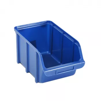 raaco Bin 3 Open Front Storage Box, 4.2 l, Blue (106948)