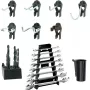 raaco 110532 Tool Hook Clip Set 53-Piece for Perforated Panels