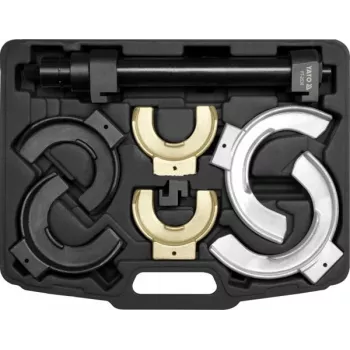 YATO YT-2536 MacPherson Strut Spring Compressor Set, 3 Jaw Pairs, 65-212 mm, 1 Tonne