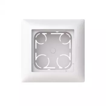 ABB Busch-balance SI Surface-Mounted Housing, 1-Gang, Studio White 2TKA00005514