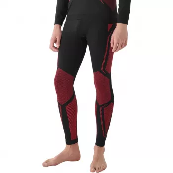 Men's Thermal Active Leggings 4F M166 Red S/M
