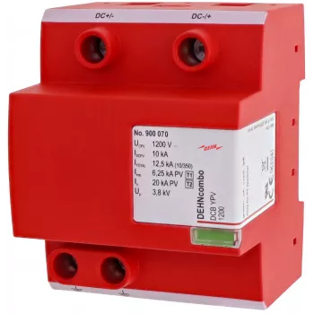 DEHN DCB YPV 1200 Combined Lightning Current and Surge Arrester for Photovoltaic Systems (900070)