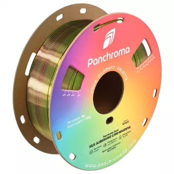 Polymaker Panchroma PLA Dual Silk Aubergine Filament 1.75 mm 1 kg (Lime-Magenta)