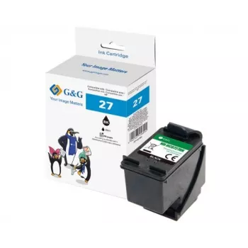 G&G Compatible Black Ink Cartridge GP-H27BK for HP 27 (C8727A)