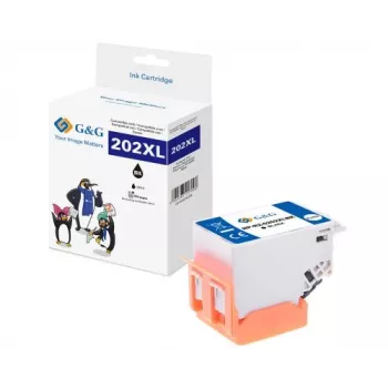 G&G XL Ink Cartridge Compatible with Epson 202XL Black (15175)