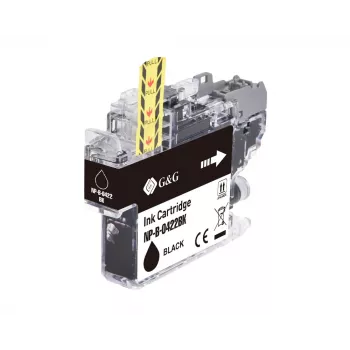 G&G Compatible Brother LC422BK Black Ink Cartridge (550 Pages) - 20580