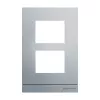 Busch-Jaeger 41392CF-A-03 Audio Front Plate 1/2 Module Alpine White 2TMA200160A0032