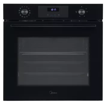 Midea MBO7NM30D0-BK Built-In Electric Oven, 73 L, Pyrolytic Self-Cleaning, Touch Control, Black