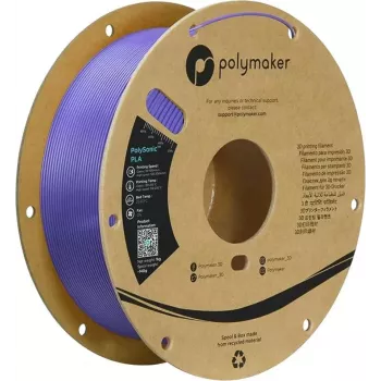 Polymaker PolySonic PLA High Speed 1.75mm Violet 1kg 3D Printer Filament PA12008