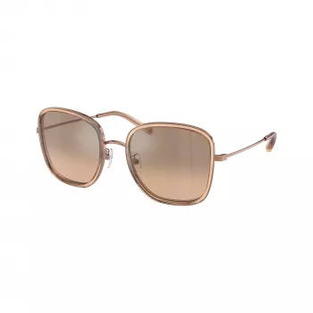 Tory Burch TY6101 33683D Women's Sunglasses, Dark Havana Frame, Brown Gradient Lenses, 53mm