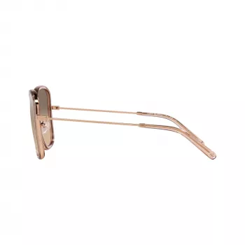 Tory Burch TY6101 33683D Women's Sunglasses, Dark Havana Frame, Brown Gradient Lenses, 53mm