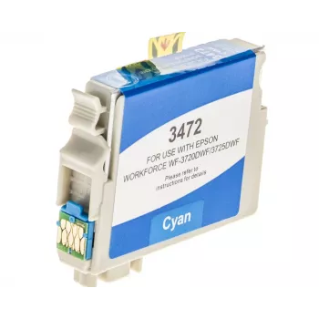 G&G Compatible Cyan Ink Cartridge for Epson 34XL (C13T34724012) – High Yield 14614