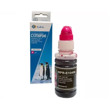 G&G EcoTank Ink Bottle Magenta Compatible with Epson 104 (70ml)
