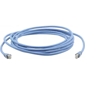 Kramer C-UNIKAT Series C-UNIKat-2 Network Cable RJ-45 Plug to RJ-45 Plug 61 cm U/FTP CAT 6a Shielded Halogen-Free Snagless Robust Blue RAL 5012 99-3460002