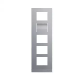 Busch-Jaeger Welcome Front Plate for Video Module, Stainless Steel, 1-Gang (2TMA130160X0028)
