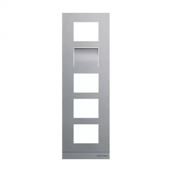 Busch-Jaeger Welcome Front Plate for Video Module, Stainless Steel, 1-Gang (2TMA130160X0028)