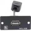 Kramer WU-AB Modular Snap-In Insert USB Type-A Socket to Socket Black 85-0118399