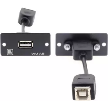 Kramer WU-AB Modular Snap-In Insert USB Type-A Socket to Socket Black 85-0118399