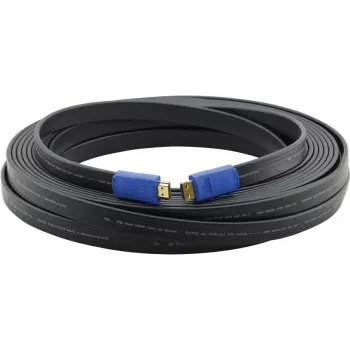 Kramer C-HM/HM/FLAT/ETH-3 High-Speed HDMI Cable with Ethernet, 0.91 m, Flat, Black 97-01014003