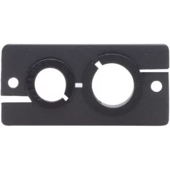 Kramer WCP-21 Wall Plate Insert - Cable Feedthrough - White (85-0003199)