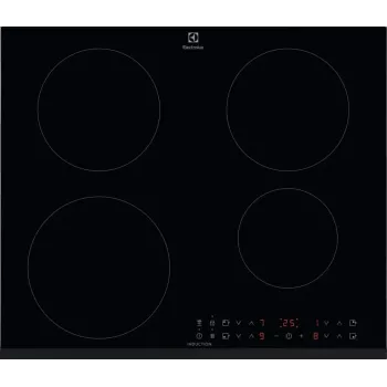 Electrolux CIR60433 Induction Hob, 4 Cooking Zones, Touch-Control, Black Ceramic Glass