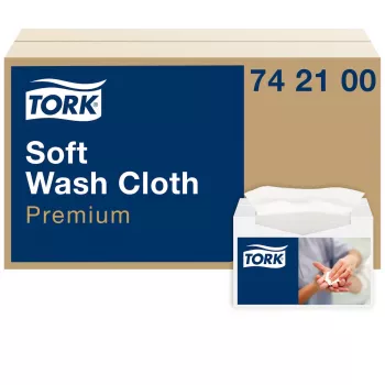 Tork Premium Soft Hand Towels 1-Ply White, 1080 Wipes (742100)