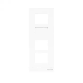 Busch-Jaeger BJ 41384CF-W-03 Front Plate Video 1/4, Alpine White 2TMA130160W0011