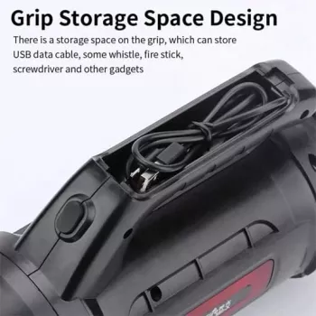 Superfire M9-X LED Torch with Two 18650 Batteries, 440 lm, 150 min Runtime