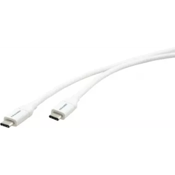 Kramer C-USB/CB-10 USB 2.0 Cable, USB-C Plug to USB-B Plug, 3 m, White 96-02357110