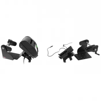 Brodit Printer Mount with Label Roll Function for Zebra Alpha 30L/40L, VESA75, AMPS, MultiMoveClip, Power Block 217034