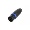 Neutrik NLT4MXX-BAG 4-Pole Male speakON Speaker Cable Connector, Black