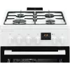 Electrolux LKK560232W Freestanding Gas Cooker with Electric Oven, 58 L, White