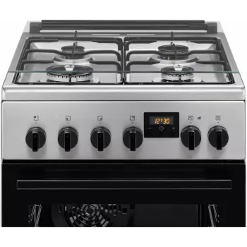 Electrolux LKK540232X 50 cm Freestanding Gas Cooker with Electric Oven, Stainless Steel