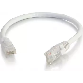 C2G 0.5m Cat6 Snagless UTP Ethernet Patch Cable, White 83485