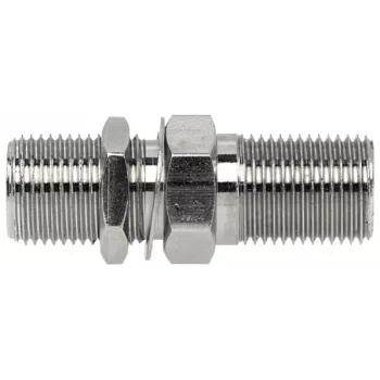 AXING CFA2602 F Socket to F Socket Built-in Adapter with Lock Nut CFA02602