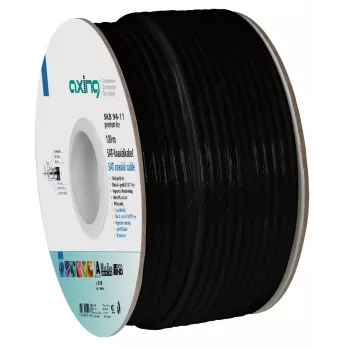 AXING SKB 94-11 Coaxial Cable, Triple Shielded, 100 m, White SKB09411