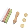 Artoz Sealing Wax Set Light Pink Light Green Copper (137605-21)