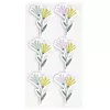 Artoz 3D Flower Paper Stickers, 6 Pieces, Self-Adhesive, Various Floral Motifs for Crafting, Scrapbooking, Card Making, Decorating, Multi-Coloured, Matte Finish 185600-222