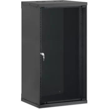 Intellinet 19 inch Wall Cabinet Basic Line 20U 400mm Depth Black RAL 9005 716734