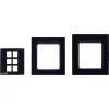 Kramer Electronics RC-206/RC-306 EU Panel Set 80/86 (B) – Black Frame and Front Plate Set for EU Version of RC-206/RC-306 30-00020599