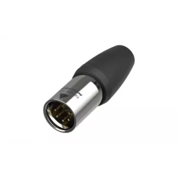 Neutrik NC5MX1-TOP 5-Pole XLR Cable Connector, Male, Black, IP65