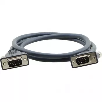 Kramer C-MGM/MGM-6 VGA Cable, HD-15 Plug to HD-15 Plug, 1.8 m, Moulded, Black 92-7201006